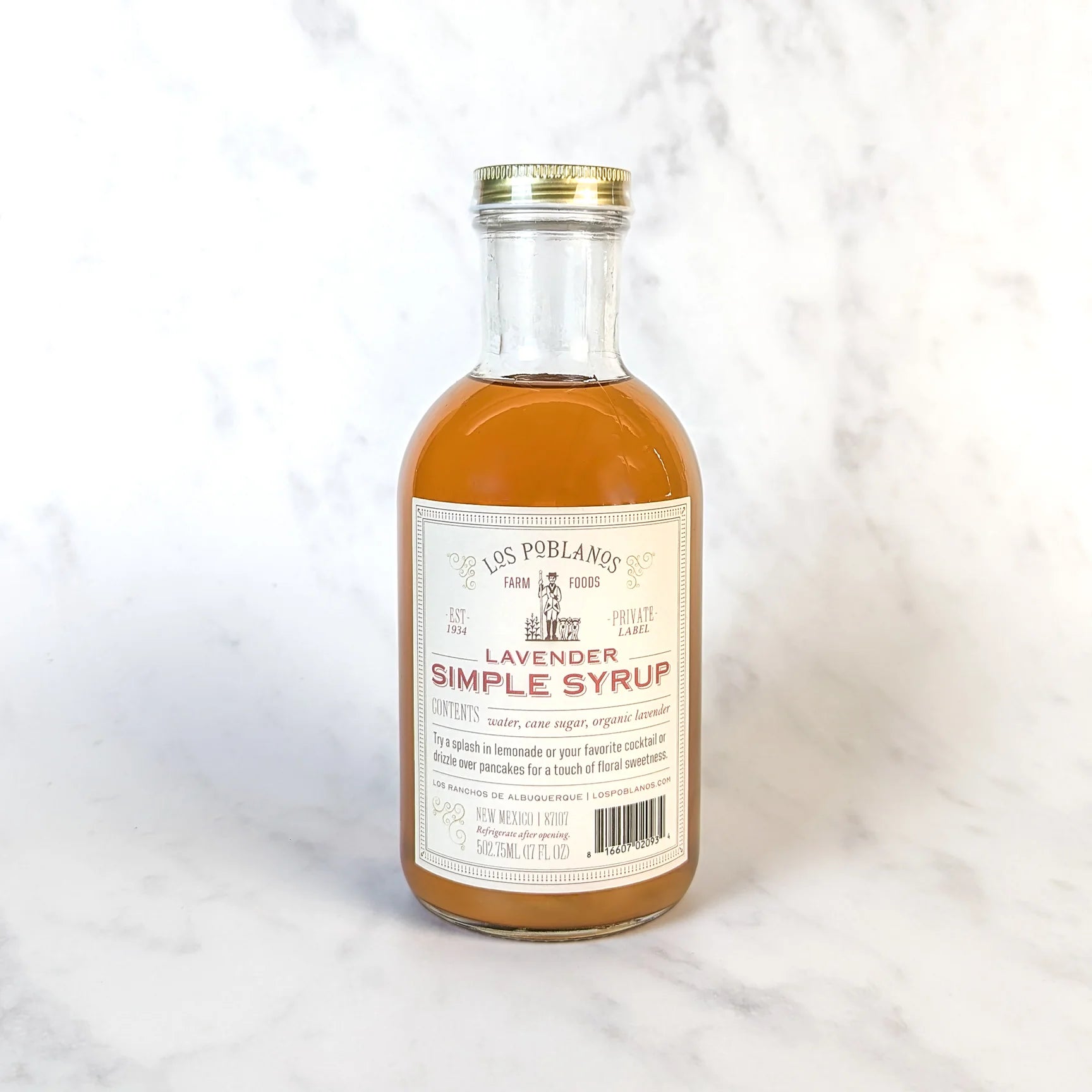 Los Poblanos Lavender Simple Syrup