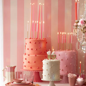 Gold Dipped Pink Mix Candles