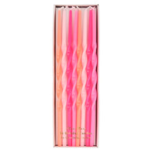 Load image into Gallery viewer, Pink Twisted Long Candles