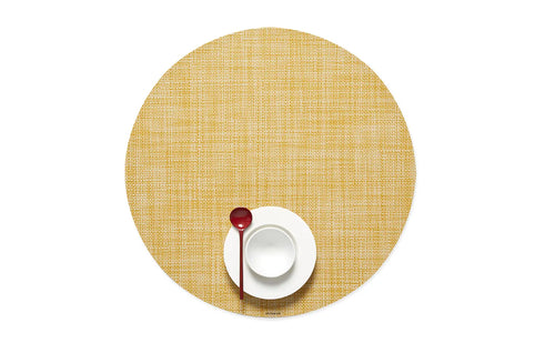 Mini Basketweave Round Placemats