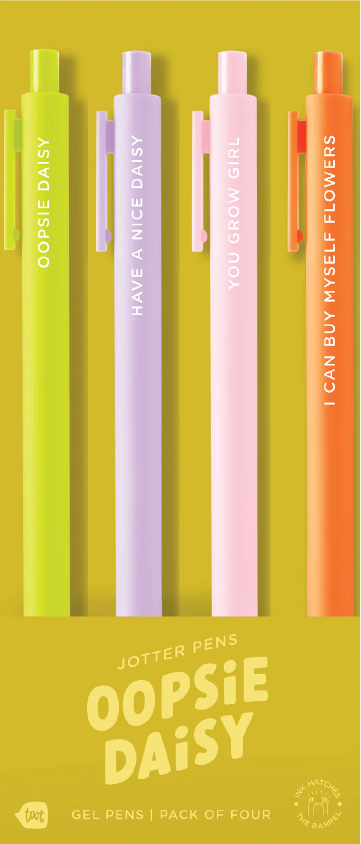 Jotter Sets 4 Pack - Oopsie Daisy