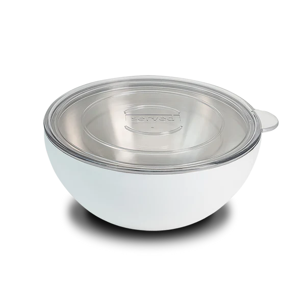 Served Large Serving Bowl - White Icing