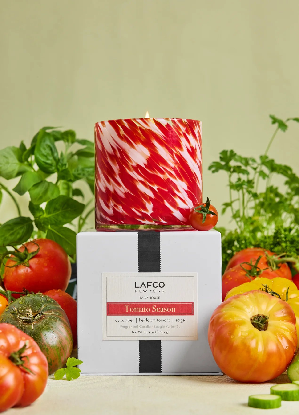 15.5 oz Tomato Season Signature Candle Farm