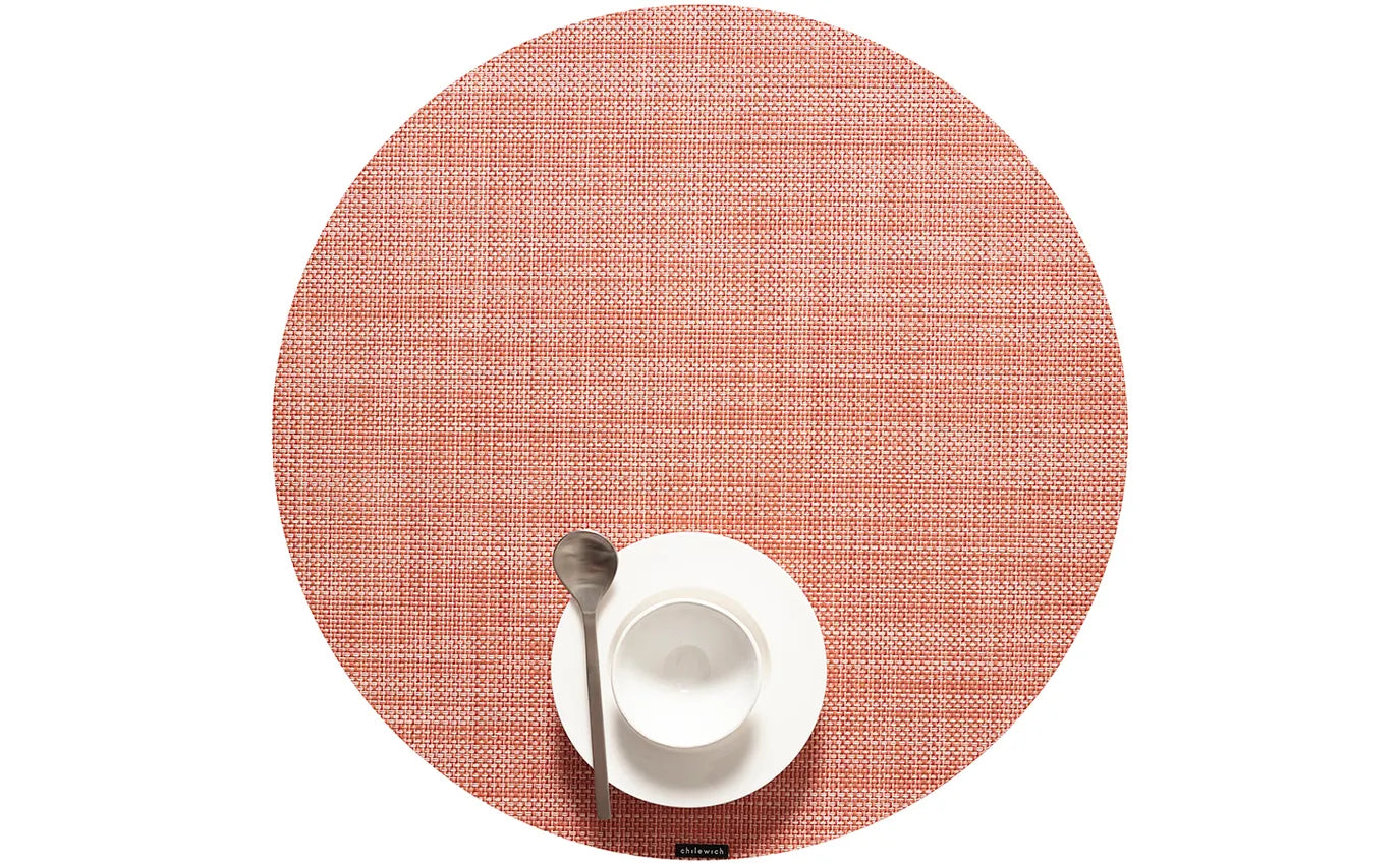 Mini Basketweave Round Placemats