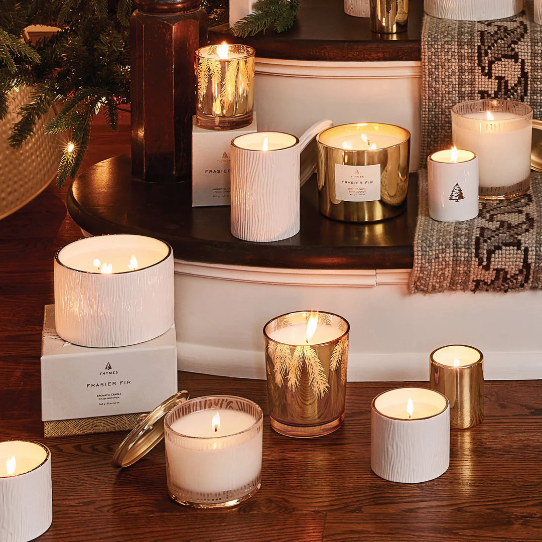 Frasier Fir 13 oz Poured Candle Gilded