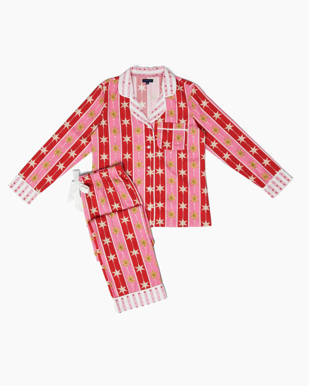 Tree Topper Long Sleeve Pajama Pants Set