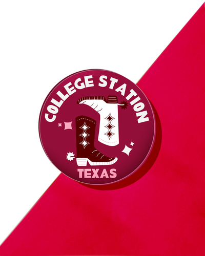 College Station, Texas Acrylic Drink Coaster