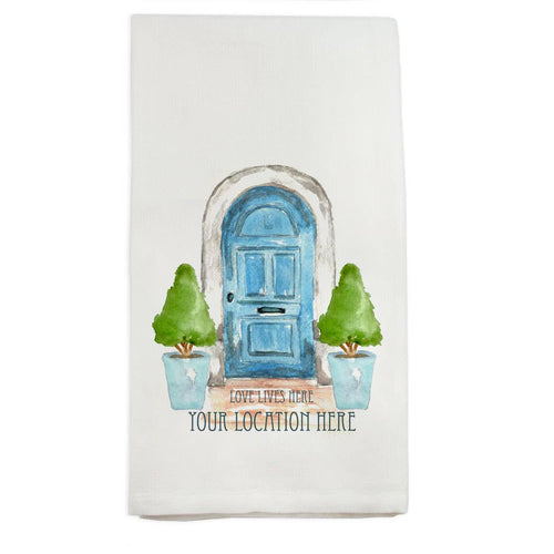 Topiaries Dish Towel