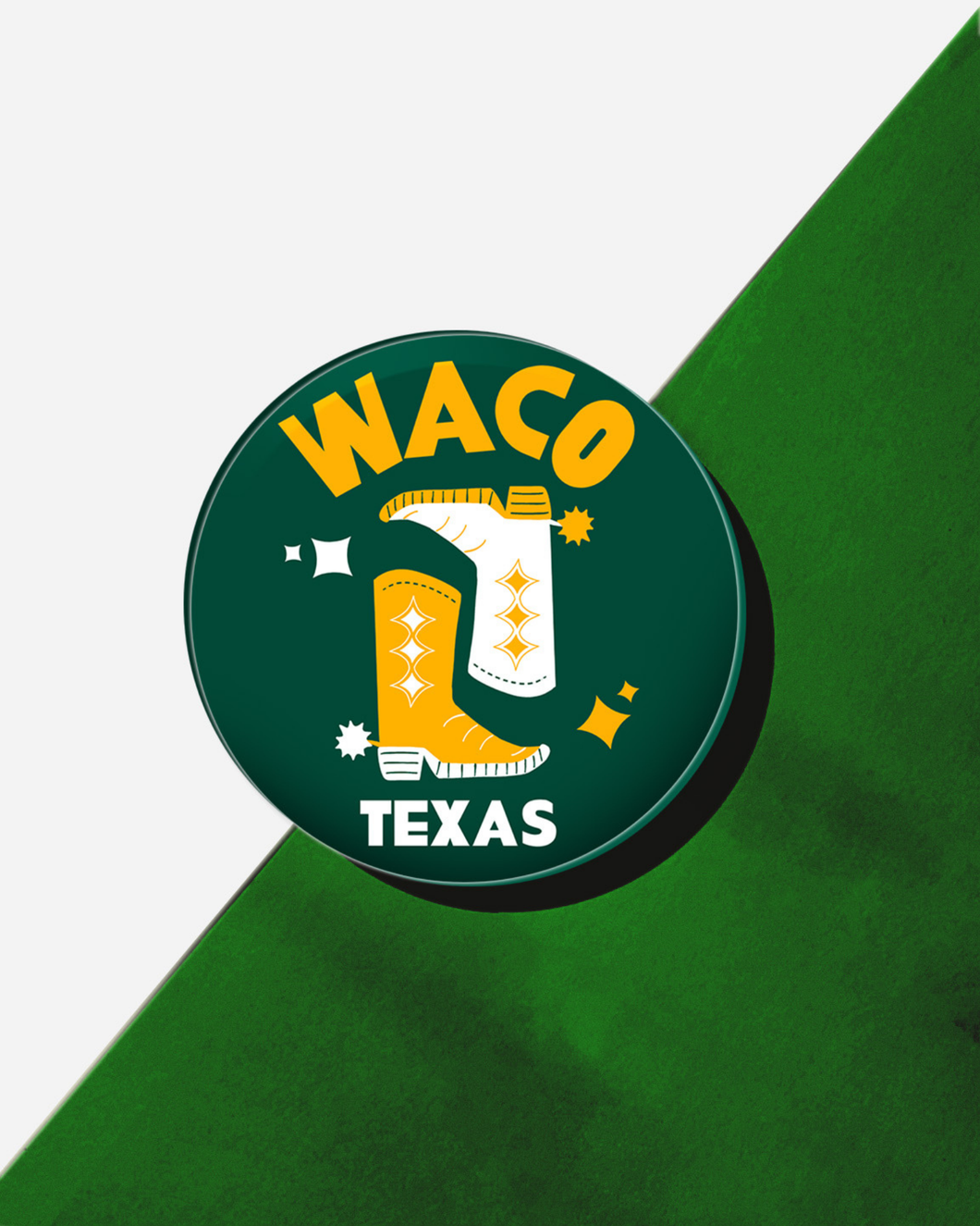 Waco, Texas Acrylic Drink Coasters