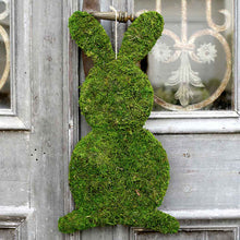 Load image into Gallery viewer, Moss Bunny Decor   Green   11x20