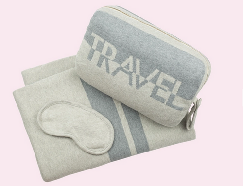 Travel Blanket + Mask
